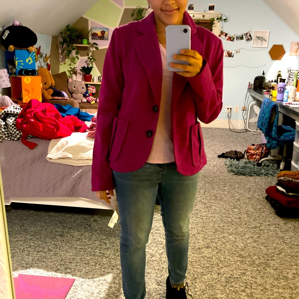 Purple blazer